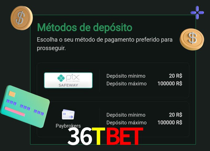 O cassino 36Tbet oferece uma grande variedade de métodos de pagamento